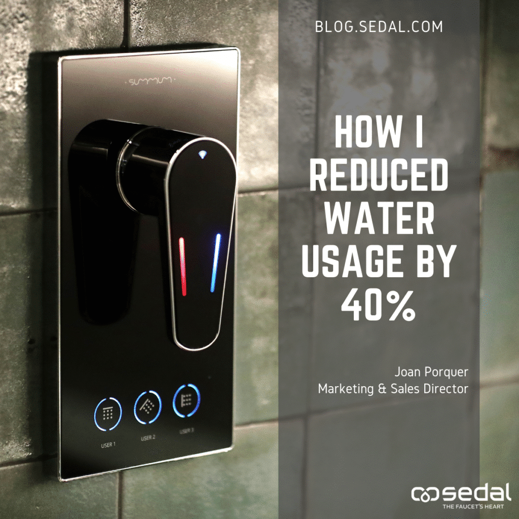 How I reduced water usage by 40%