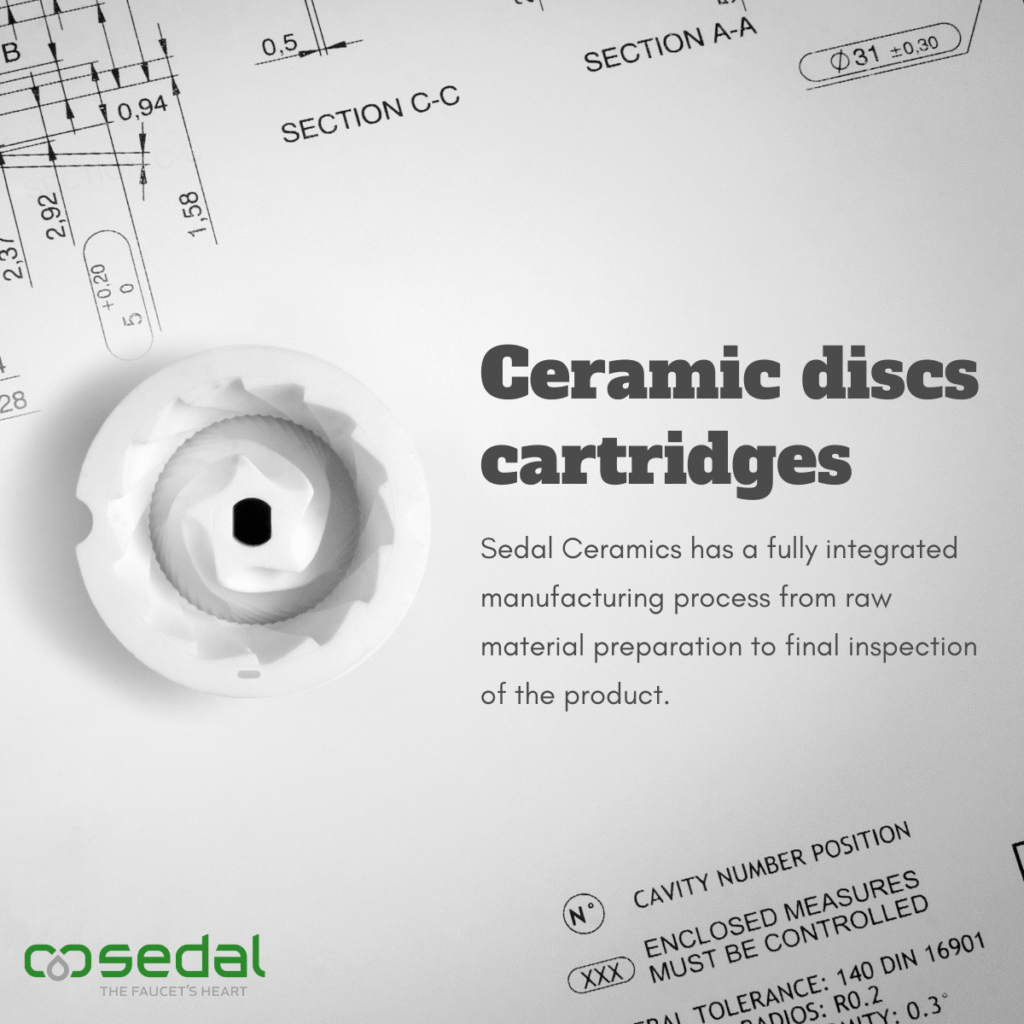How Sedal manufactures ceramic discs cartridges