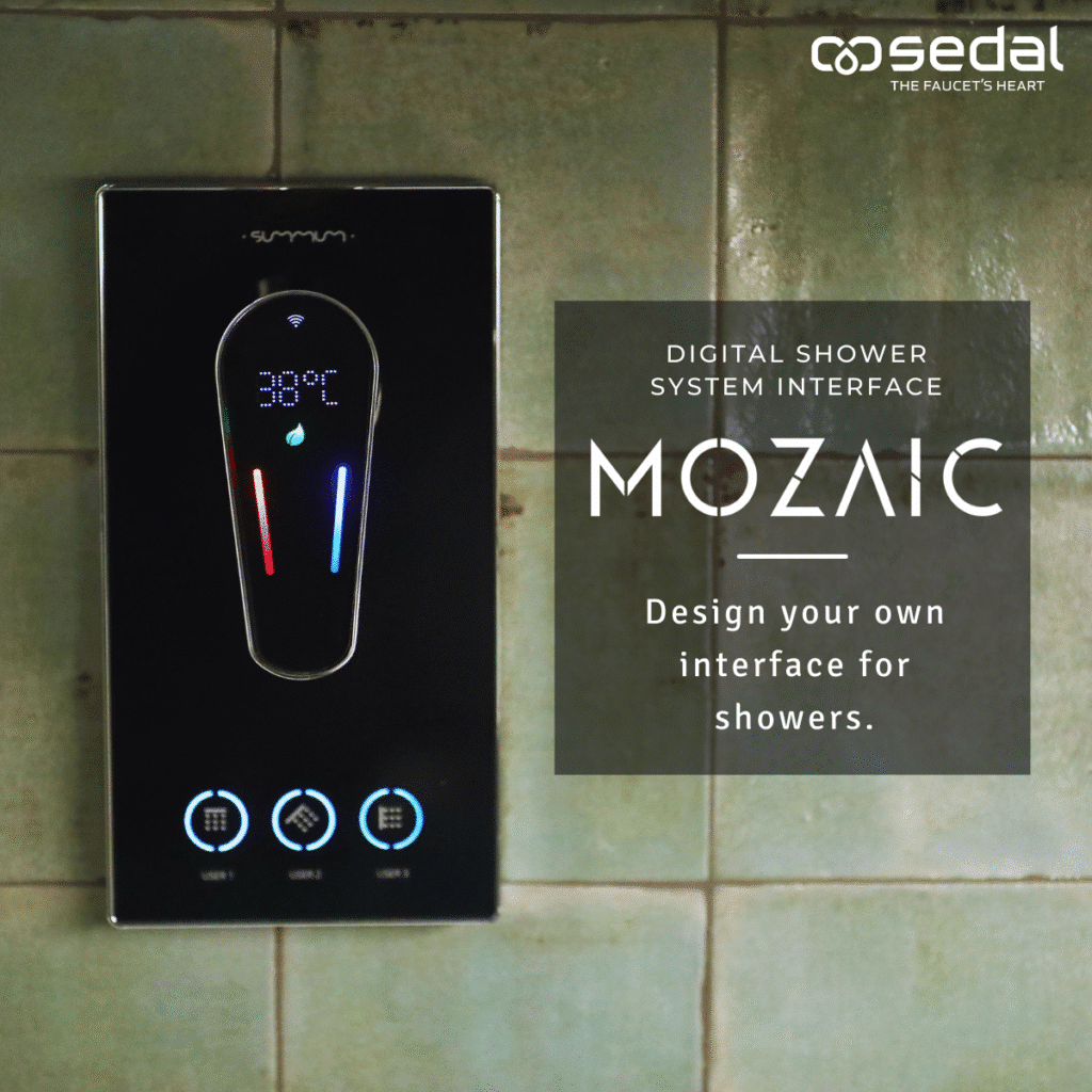 MOZAIC or how to create an interface for showers with little investment