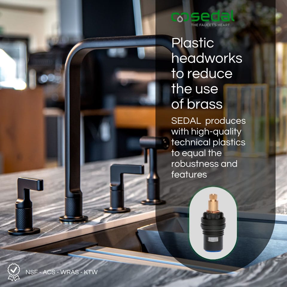 SEDAL produces plastic headworks to reduce the use of brass