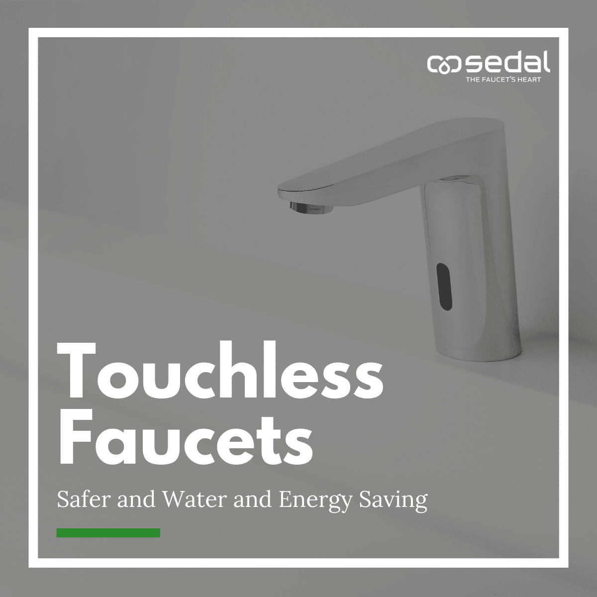 Touchless faucets, safer and water and energy saving