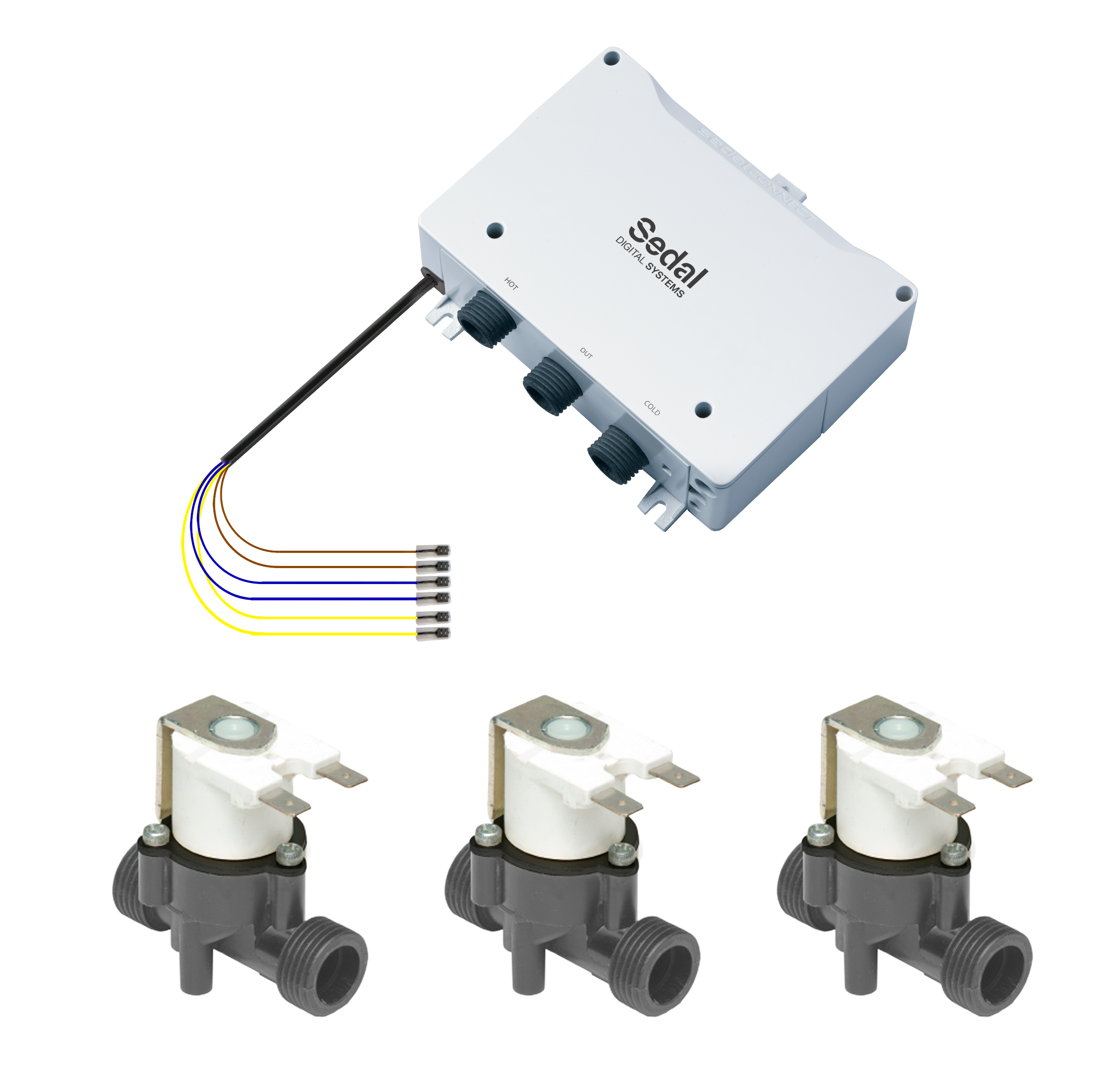 T1 Shower Class I with 3 Outlets